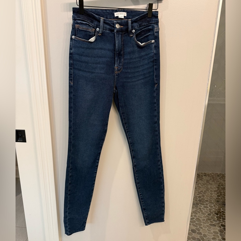 Good American Dark Blue Skinny Jeans